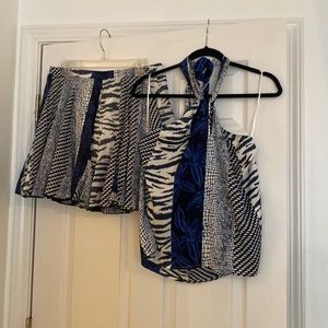 Banana Republic skirt and halter top set